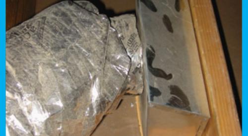 Right: Side-entry boots are used to keep ductwork close to the ceiling