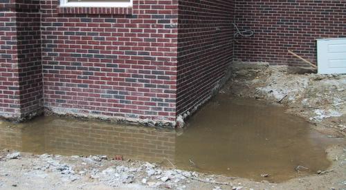 Poor drainage conditions can enable water to pool around the home.
