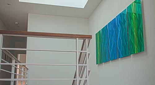 Skylights can bring natural daylight to interior spaces.