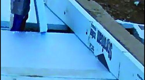 Properly installed rigid insulation