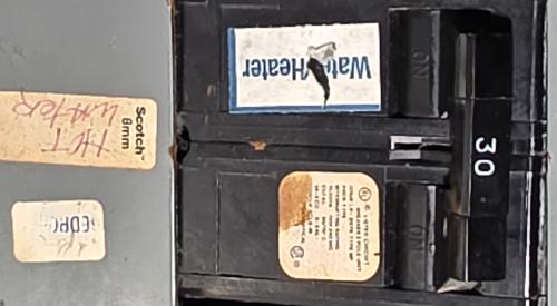Turn on power to the water heater from the circuit breaker.