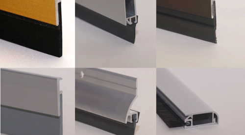 Door sweeps, which provide a robust barrier at the bottom of doors, come in a variety of shapes and sizes.
