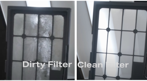 The lint filter on a heat pump dryer should be deep cleaned every 30 to 40 cycles by rinsing under warm water and scrubbing with a soft brush to remove lint and fabric softener residue.
