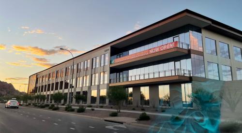 Wrong – The south side of this building in Arizona has very little architectural or landscape shading to block solar heat gain.
