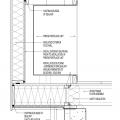 Air sealing at cantilevered manufactured fireplace assembly