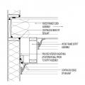 Air seal at built-out soffit