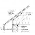 Thin-profile attic eave baffle and vent