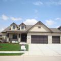 Charles Thomas Homes built this custom home in the cold climate in Omaha, NE, and certified it to DOE Zero Energy Ready Home specifications in 2015. 