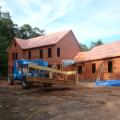 Taped seams on the coated roof sheathing improve this home’s resistance to damage from high winds.