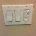 Bathroom exhaust fans are timer-operated to encourage removal of moisture from the home.