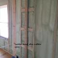 Ladder blocking where interior and exterior walls intersect uses less wood and provides more room for insulation than stacking studs in the exterior wall to nail the interior wall to.