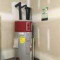 All of the pipes are insulated on this high-efficiency 50-gallon heat pump water heater. 