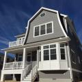 Garden State Modular built this custom for buyer home in the mixed-humid climate in Lavallette, NJ, and certified it to DOE Zero Energy Ready Home specifications in 2017. 