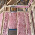 This unfaced fiberglass completely fills the wall cavities, with RESNET Grade 1 insulation. 