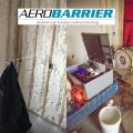 This aerosol sealant process seals off small leaks in the building envelope with tiny particles of nontoxic acrylic sealant that are sprayed into the air while the home is pressurized with a blower door kit. 