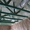 The roof trusses and all other framing in this hot-humid climate home is treated with borate for mold and termite resistance.