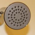 Right - EPA WaterSense-certified showerheads help reduce hot water usage.