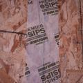 SIP wall and roof panels can be sealed at all seams with a tenacious air sealing tape.