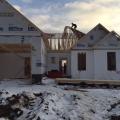 Right – Housewrap adds an extra layer of protection to this home’s ICF walls.