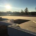 Right – ICFs provide an insulated form for the concrete of the foundation wall.