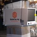 Right – A dehumidifier keeps the sealed crawlspace dry.