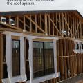 Right – The builder routed all vents through side walls to avoid holes in the roof.