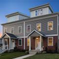 Alter Eco built this attached housing home in the mixed-humid climate in Bridgeport, PA, and certified it to DOE Zero Energy Ready Home specifications in 2020. 