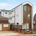 Dwell Development built this custom for custom spec home in the marine climate in Seattle, WA, and certified it to DOE Zero Energy Ready Home specifications in 2020. 
