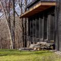 Architectural awnings offer year-round weather protection and keep overhead summer sun off windows while allowing lower winter sun to provide beneficial warmth. 