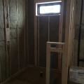 Right – Mineral wool batt insulation is cut to fit snuggly and to fully fill wall cavities with minimal voids and gaps. 