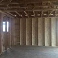 Right - Ladder blocking allows insulation to be installed in exterior walls at interior-exterior wall intersections.
