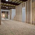 Right – These modular homes are constructed in a factory and will be trucked to the site for installation on a permanent foundation.