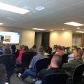 Right – This regional production builder of DOE Zero Energy Ready certified homes provides monthly in-house training sessions to educate its staff on the energy-efficiency features of its high-performance homes.