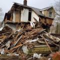 Right – The existing home on this site was in poor condition and was demolished to make room for a new highly efficient DOE Zero Energy Ready home.