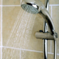 Install WaterSense® labeled showerheads which can reduce water use in the shower by 20 percent.