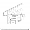 Installing a soffit in an exterior wall
