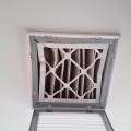 Wrong - Air filter was compressed and may not function effectively to filter return air.