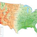This map shows average annual precipitation across the United States, as of 2023.