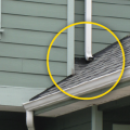 Water should not be directed to flow into the wall. This could soon lead to water intrusion inside the wall.