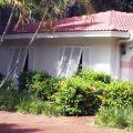 Exterior shading devices such as these Bahama shutters can significantly increase the hours of safety provided by a home during an extreme heat event. 