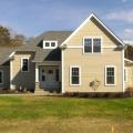 Brookside Development built this production home in the cold climate in Woodbridge, CT, and certified it to DOE Zero Energy Ready Home specifications in 2014. 