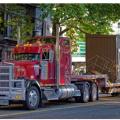 This fully packaged/skid-mounted central heat pump water heating system was shipped to the building on a truck and craned into location 