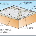 In high wind zones, if roof tiles are fastened with screws or nails, consider using clips on tiles at the corners, ridges, hips, and perimeters. 