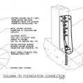 Column-to-Foundation Connection Detail, per Fortified Home
