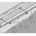 Install the starter strip for the vinyl siding along a chalk line
