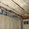 Right - Walls and ceilings shared by the garage and living space must be air sealed and insulated.