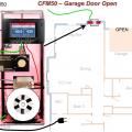 The air tightness of the house-garage air barrier can be tested using a CFM50 test that is run first with the garage door to outdoors closed and then with the overhead garage door to outdoors open