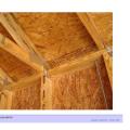 This home has hurricane straps at every roof truss to attach the roof to the exterior wall top plate for increased resistance to wind uplift (Source: David Weekly Homes). 