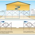 Diagonal bracing schematic to resist lateral forces in a pile foundation home. 