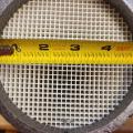 Right - Diameter measurement of small through-the-wall HRV unit; 4 of 14.